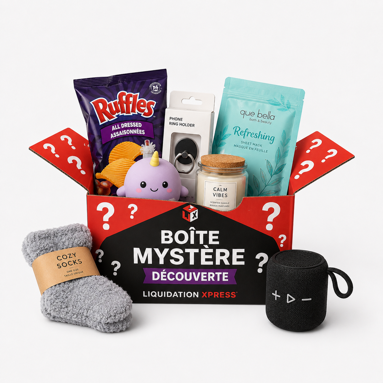 Boîte mystère découverte